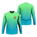 Tropical Retired Parrot Cocktail Golf Polo Shirt, Golf Shirts For Men, Printed Golf Shirts