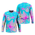 Pastel Marble Abstract Swirl Pattern Golf Shirt, Polo Shirts For Men, Men's Golf Shirt