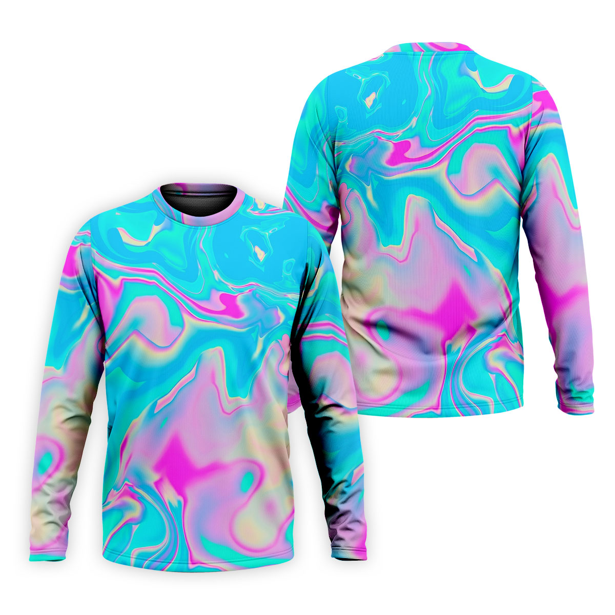 Pastel Marble Abstract Swirl Pattern Golf Shirt, Polo Shirts For Men, Men's Golf Shirt