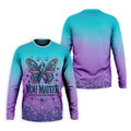 You Matter Suicide Prevention Awareness Butterfly Mens Golf Polo, Suicide Mens Golf Polo