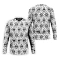 Sugar Skull Paisley Pattern Golf Polo Shirt, Hawaiian Golf Shirt, Golf Polo Shirts For Men