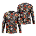 Cute Possums Hibiscus Flowers Golf Polo, Island Foliage Hawaiian Golf Shirt, Golf Tops For Men, Golfing Apparel