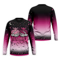 Save The Pumpkins Halloween Breast Cancer Golf Polo Shirt, Golf Apparel For Men