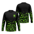 Shenanigans Coordinator Golf Ball Pattern St Patrick Day Black Golf Shirt, Golf Tops For Men, Golf Shirts For Men