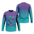 You Matter Suicide Prevention Ribbon Heart Polo Shirts For Men, Golf Apparel For Men