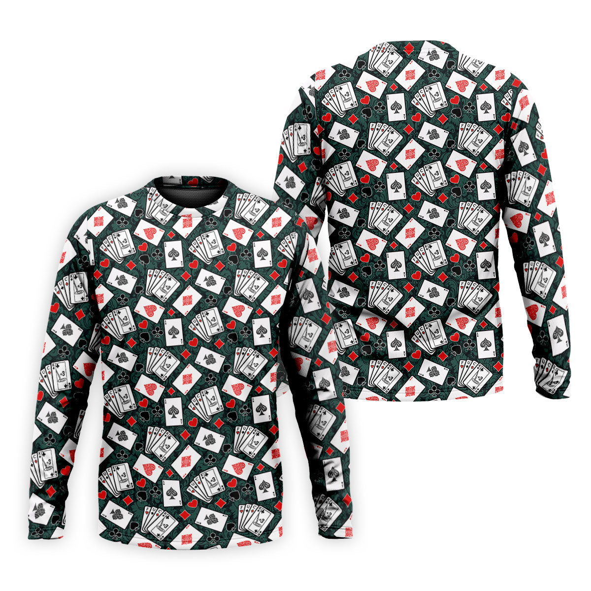 Funny F*ck Three Putts Cards Casino Themed Golf Tops For Men, Polo Shirts For Men, Golf Shirts For Men