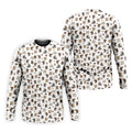 Let's Par Tee Bigfoot Golf Pattern Men's Golf Shirt, Golf Apparel For Men, Printed Golf Shirts