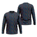 Lucha Libre Mask Seamless Pattern Cinco De Mayo Celebration Fiesta Themed Golf Shirts For Men