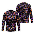 Funny Dirty Black And Purple Halloween Golf Shirt, Fun Golf Shirts For Men, Cool Golf Gift, Halloween Gift