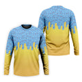 Ice Cream Pattern Hawaiian Golf Shirt, Summer Vibe Men's Golf Shirt, Polo Shirts For Men