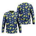 Margarita Cocktail Golf Shirt, Tropical Lime Drink Pattern, Golf Shirt For Men