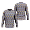 Dancing Figures Moon And Stars Pattern Polo Shirt, Mens Golf Shirts, Golf Apparel For Men