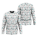 White Desert Golf Pattern Golf Polo Shirt, Golf Polo Shirts For Men, Hawaiian Golf Shirt