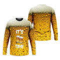 It's Time Golf And Beer Men's Funny Golf Shirts, Hawaiian Golf Shirt, Polo Shirts For Men