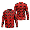 Xmas Black Cat Red Golf Shirt, Polo Shirts For Men, Christmas Golf Shirt, Golf Gift For Men, Christmas Golf Gift