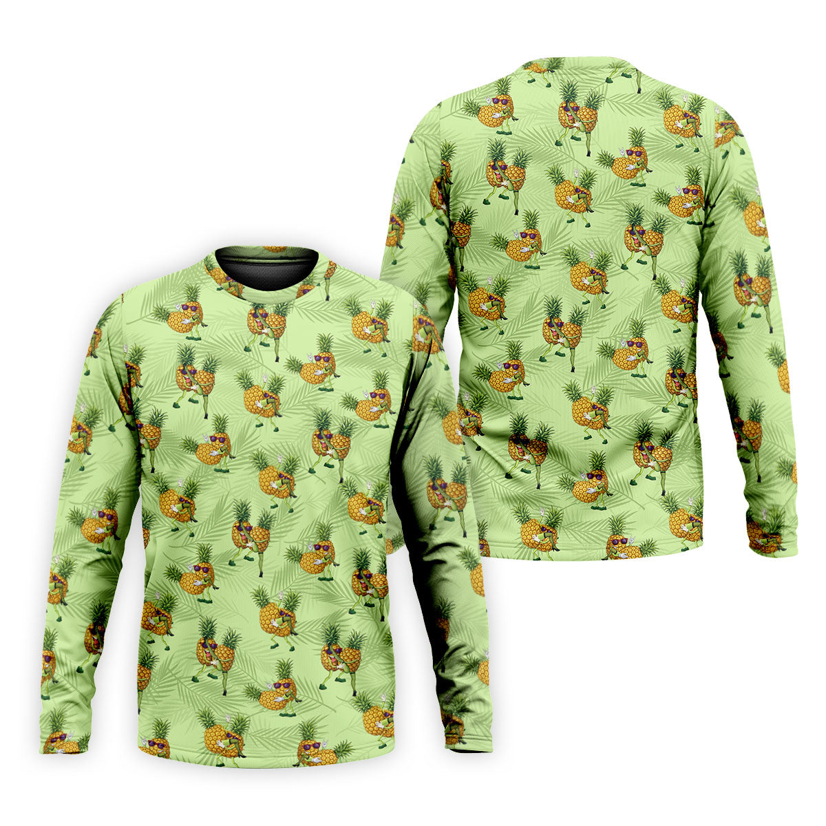 Pineapple Couple Naughty Position Fun Golf Shirts For Men, Valentines Golf Gift, Polo Shirts For Men