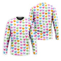 Naughty Conversation Hearts Fun Golf Shirts For Men, Valentines Golf Gift, Dirty Candy Heart Polo Shirts For Men