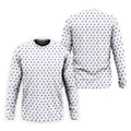 Blue And Pink Naughty Stick People White Golf Shirt, Polo Shirts For Men, Golf Gift For Men