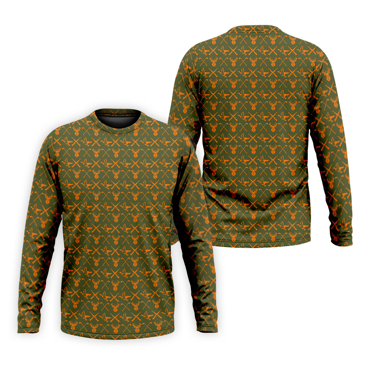 Duck And Deer Hunting Themed Golf Tops For Men, Golf Shirts For Men, Golf Gift For Dad