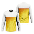 Cold Beer Print Men's Golf Polo Shirt, Beer Glass Pattern Design, Golf Shirts For Men