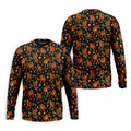 Autumn Bigfoot Forest Pattern Polo Shirt, Mens Golf Apparel, Hawaiian Golf Shirt, Printed Golf Shirts