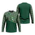 Green Checkered Leprechaun Shamrock St Patrick's Day Golf Shirt, Performance Golf Shirt, Polo Shirts For Men