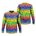 Acceptance Awareness Understanding Autism Puzzle Rainbow Gradient Golf Tops For Men, Golf Shirts For Men
