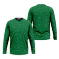Golf And Beer Lucky Four Leaf Clover St Patrick's Day Green Golf Tops For Men, Golf Gift For Men