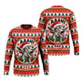 Funny Screaming Goat Christmas Golf Shirt, Golf Shirts For Men, Mens Golf Apparel