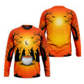 Witch Cauldron Halloween Golf Polo Shirt, Halloween Shirts For Men, Mens Golf Polo