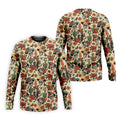 Day Of The Dead Sugar Skull Floral Polo Shirt, Mens Golf Polo, Hawaiian Golf Shirt