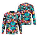 Abstract Geometric Pop Art Golf Polo Shirt, Men's Golf Shirt, Mens Golf Apparel