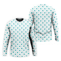 Grid Pattern Shamrock Golf Shirt, St Patrick's Day Golf Tops For Men, Golf Shirts For Men, Polo Shirts For Men