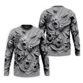 Screaming Faces Disc Golf Polo Shirt, Disc Golf Shirts For Men, Disc Golf Apparel