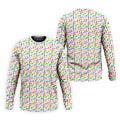 Bunny Hops Seamless Pattern Easter Golf Shirt, Golf Shirts For Men, Men's Funny Golf Shirts, Polo Shirts For Men