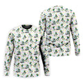 T-Rex Bunny Colorful Easter Egg Men's Funny Golf Shirts, Golf Shirts For Men, Polo Shirts For Men