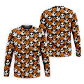 Halloween Skull Pumpkin Pattern Golf Polo Shirt, Men's Golf Shirt, Hawaiian Golf Shirt
