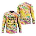 Broken Crayons Still Color Golf Polo Shirt, Men's Golf Shirt, Mental Health Awareness Shirt