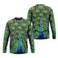 The Peacock Unique Golf Shirt, Golf Tops For Men, Golf Shirts For Men, Polo Shirts For Men