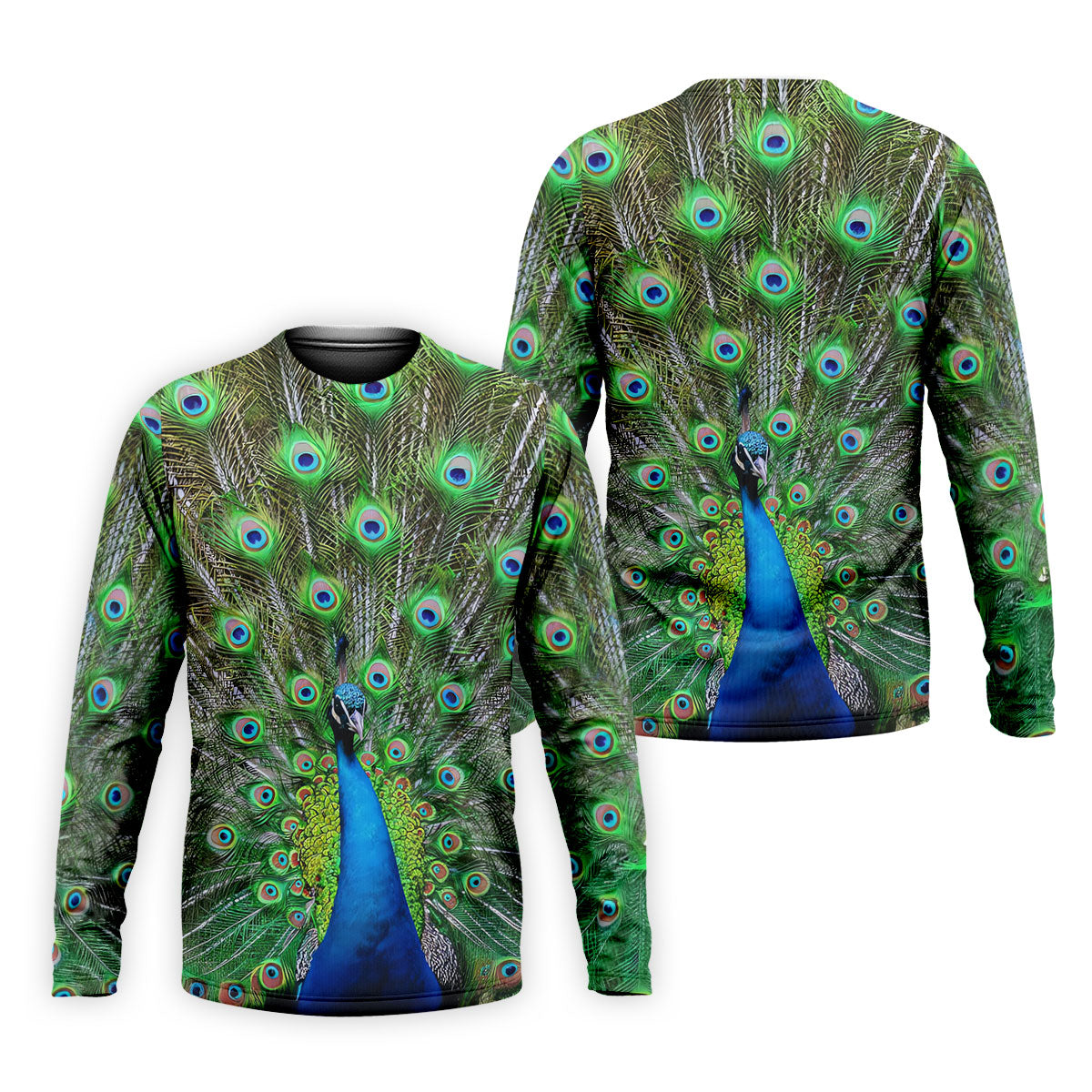 The Peacock Unique Golf Shirt, Golf Tops For Men, Golf Shirts For Men, Polo Shirts For Men