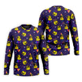 Funny Yellow Duck Sunglasses Golf Shirt, Men's Golf Shirt, Cute Golf Outfit, Polo Shirts For Men