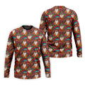 Groovy Hippie Santa Seamless Pattern Golf Shirts, Gifts For Golf Lovers, Christmas Golf Shirt, Golfing Apparel