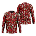 Naughty Santa Hat Christmas Polo Shirts, Unique Gift For Golfer, Polo Shirts For Men, Golf Gift For Men