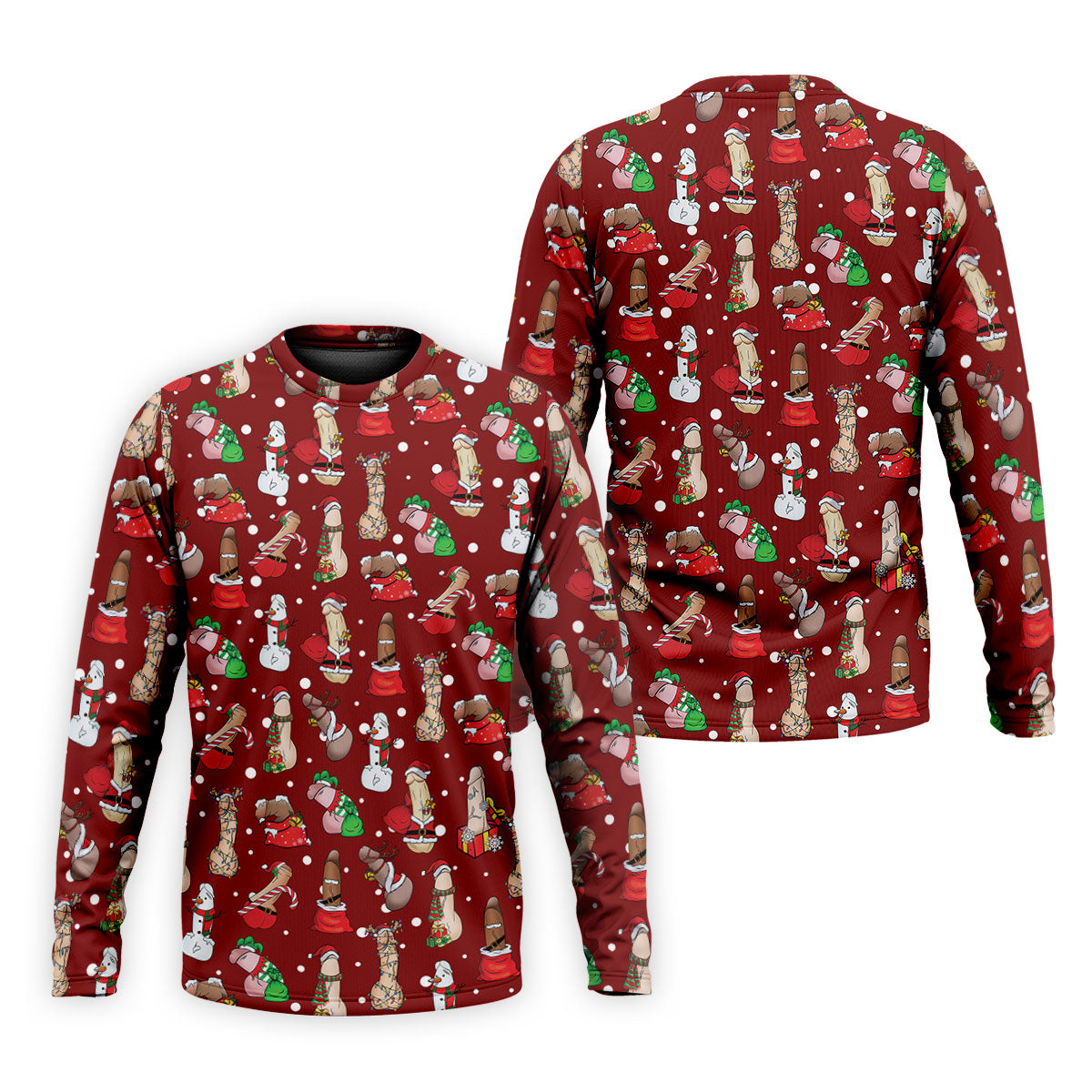 Naughty Santa Hat Christmas Polo Shirts, Unique Gift For Golfer, Polo Shirts For Men, Golf Gift For Men