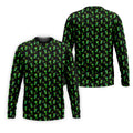 Neon Green Cocktails Three Leaf Clover St Patrick's Day Golf Shirt, Golf Gift For Men, Golf Shirts For Men