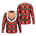 Funny Sexy Cleavage Christmas Golf Shirt, Golf Shirts For Men, Mens Golf Apparel