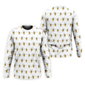 Cartoon Beer Mug Golfer Pattern Golf Polo Shirt, Polo Shirts For Men, Printed Golf Shirts