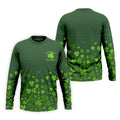 Shenanigans Coordinator Golf Ball Pattern St Patrick Day Green Golf Shirt, Golf Tops For Men, Golf Shirts For Men