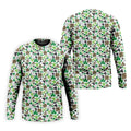 Leopard Pattern St Patrick's Day Shamrock Golf Shirt, Fun Golf Shirts For Men, Polo Shirts For Men