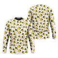 Funny Bee Breast Cancer Pattern Polo Shirt, Mens Golf Shirts, Golf Polo Shirts For Men